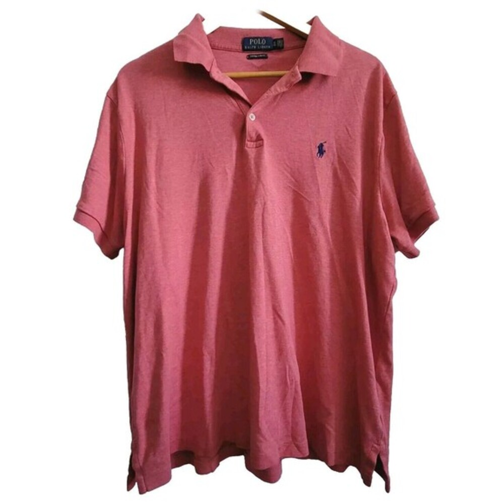 Polo Ralph Lauren Men's Size XL Custom Slim Fit short sleeve Short polo shirt
